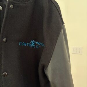 Johnson Controls Black Varsity Jacket
